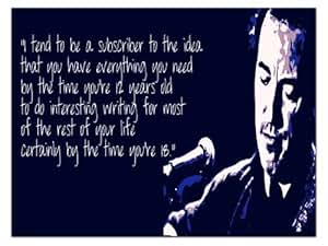 Bruce Springsteen Quote Art Print Poster: Amazon.co.uk: Kitchen & Home