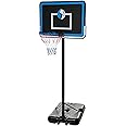 Ideal Trading Idealt Height Adjustable Shooting Hoop Portable Basketball System With Wheels Hoop Stand, Backboard Kids Junior Outdoor Fun Sport Activity Game, 22.4-3.05M