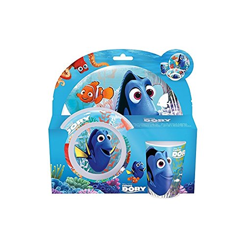 Preisvergleich Produktbild Stor - Disney 84590 Finding Dory - Set Melamin-Geschirr 3 Stück
