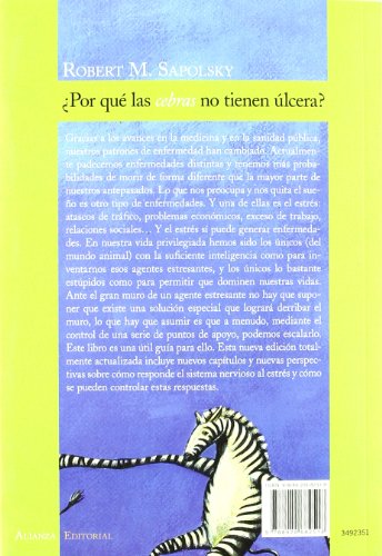 Book's Cover of ¿Por qué las cebras no tienen úlcera? / Why zebras don't get ulcers?: La guía del estrés / The Acclaimed Guide to Stress-Related Diseases, and Coping