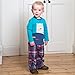 Kite Baby Boys Pull Up Checkered Trousers, Blue (Navy), 0-3 Months