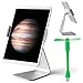 Produktbild First2savvv PBZJ-STT-16UFS06 iPad Pro Aluminium Ständer Halter Halterung Tischständer Stand für 9 -13 Zoll-Tablet- iPad Air 2, Samsung Galaxy Tab Pro S Surface Pro 4 etc mit zwei Halter für Tablet vom 9. bis 13. Zoll. mit Grün USB-Ventilator