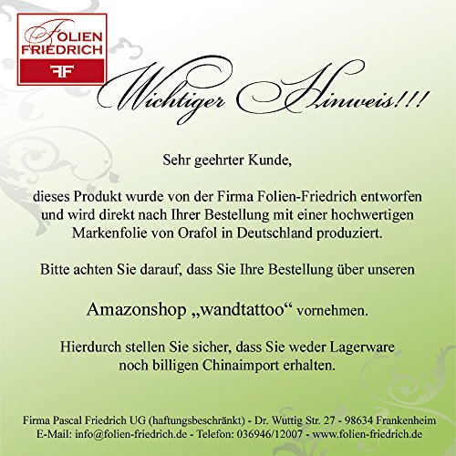 Wandtattoo W356 Man sollte dem Leib… – Wohnzimmer (58×40 cm) schwarz - 5