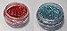 12 Nail Glitter Sparkle Dust Powder Pots for Nail Art Design