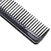 Salon Black Plastic Cutting Hair Tooth Comb Barber
