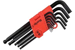 BLUE SPOT TOOLS BlueSpot Tools 13PCE Long Arm Metric Ball End Hex Key Set (1.27-10mm)