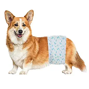 Dono Disposable Male Wraps Dog Diapers Super Absorbent Soft Male Dog Wraps Leak-Proof Fit, Excitable Urination or Incontinence