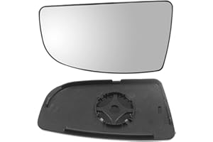 KYYET Lower Wing Mirror Glass Transit MK8 2014-2020 With Backing Plate Left Side