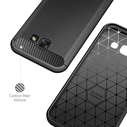 Simpeak Samsung Galaxy A5 2017 5 2   Funda  Negro TPU Samsung Galaxy A5 Carcasa Funda Suave Flexible Piel Resistente a los Ara  azos Silicona Protectora para Samsung A5 2017