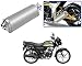 Auto Pearl Premium Quality High Performance Bike Exhaust Muffler Silencer Triangle Silver For - Honda CD RS.2899.00