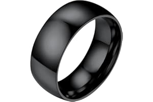 PROSTEEL Anillos Dedo Giratorios de Banda 2/4/6/8mm Acero Inoxidable, Minimalista Anillos Spinner Midi Amistad con Varios Tamaños (con Caja de Regalo)…