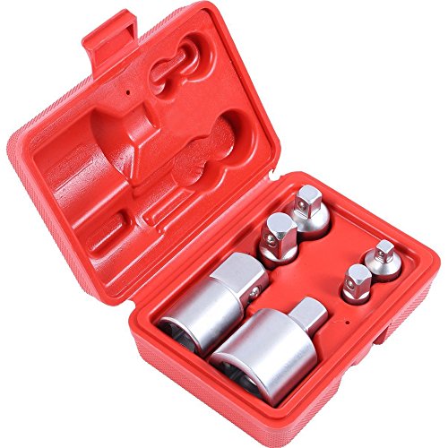 MCTECH® 6-tlg Steckschlüssel Nuss Adapter für Ratschen und Knarren 1/4″ 3/8″ 1/2″ und 3/4″ - 2