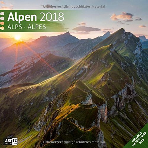 Alpen 2018 Art12 Collection: Broschürenkalender