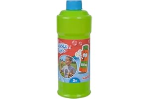 Simba 107282320 - Bubble Fun Seifenblasen Flasche, 3-fach sortiert, es wird nur ein Artikel geliefert, 500ml Lauge, ab 3 Jahren