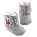 DDLBiz Baby Soft Sole Crib Warm Button Flats Cotton Boot Prewalker Shoes (12)