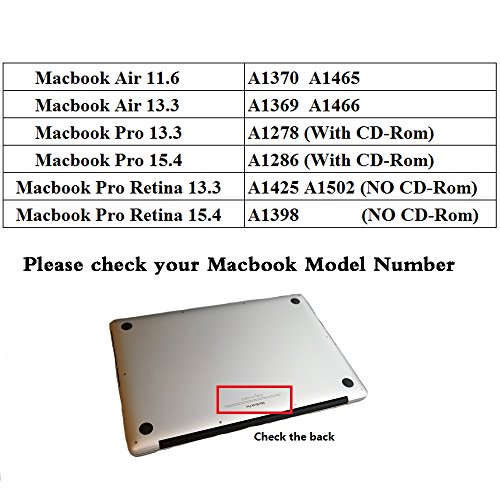 Macbook Pro 13 Hülle,Aomo Macbook Pro 13 Zoll Tasche Marmor Muster Gummi Beschichtet Hartschale Sleeve Schutzhülle für Macbook Pro 13.3 Modell: A1278 [Marmor Muster Weiß 01] - 7