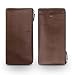 Produktbild Litschi-Form Leder Tasche für Galaxy S8 Plus,[2in1 Handy Geldbeutel,Vintage Serie] Echt Rindsleder Reißverschluss Multifuntion Portemonnaie Schutzhülle Brieftasche für Galaxy S8+ - Braun