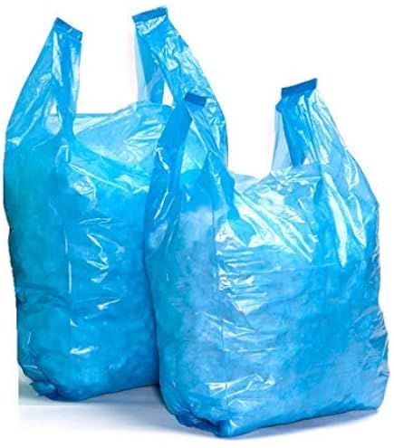 Sabco - Sacchetti grandi 30,5 x 45,7 x 61 cm, sacchetti di plastica riciclata ecologici e resistenti, 24 micron, blu, 1
