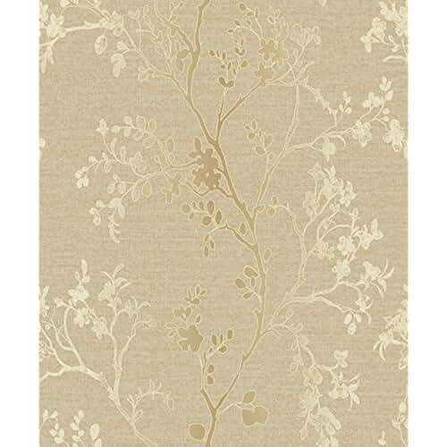 Amazon.co.uk: cream gold wallpaper