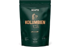 ‎INCAPTO Incapto Spezialitäten-Kaffeebohnen | Single-Origin Kolumbien | Espresso 100% Arabica | Specialty Coffee 84 Punkte SCA | Traditionell Geröstete Bohnenkaffee | Plantage Huila, Cadefihuila, 500g