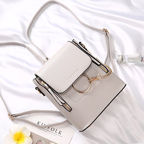 Preisvergleich Produktbild XWAN-Nueva mochila al hombro, Gris.