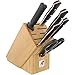 Produktbild MIYABI Messerblock-Set 7-piece Black w/Red Accent/Stainless Steel