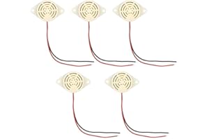 HILILAND Cinque cicalini attivi DC3-24V componenti elettronici cicalino e altoparlante con suono continuo SFM-27