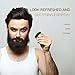 Beard Brush for Men, PLEMO Naturally-Made Beard Brush, Best Facial Hair Comb for Mustache Conditioning Styling & Maintenance Men's Grooming Kit