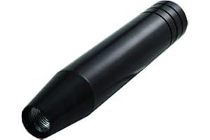 Temzzer Gear Knob 7 Inch Long Weighted Car Shift Handle Aluminium Gear Stick Shifter Head for Most Manual Automation Vehicles (Black)