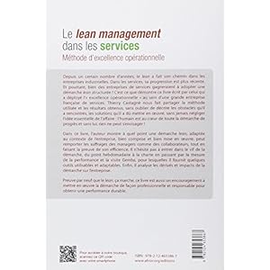 Le Lean management dans les services: Méthode d'excellence opérationnelle.