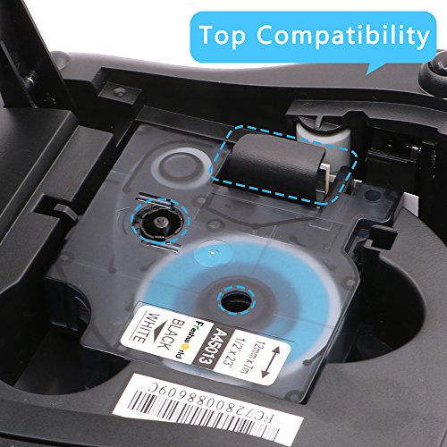 3x Dymo D1 Standard 45013 S0720530 Cintas para impresoras de etiquetas  12 mm x 7 m  Negro sobre Blanco  Est  ndar Pack Compatible para la LabelManager 160 350 LabelPoint 250 LabelWriter Etc 
