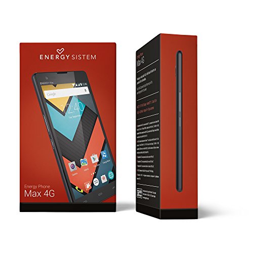 Energy Sistem Phone Max 4G  smartphone  4G LTE  5  IPS HD  Android 5 1  Quad Core  1Go  16Go  appareil photo arri  re 8 Mpx avec autofocus et flash LED  appareil photo frontal 5 Mpx avec angle FOV de 84 3        Noir