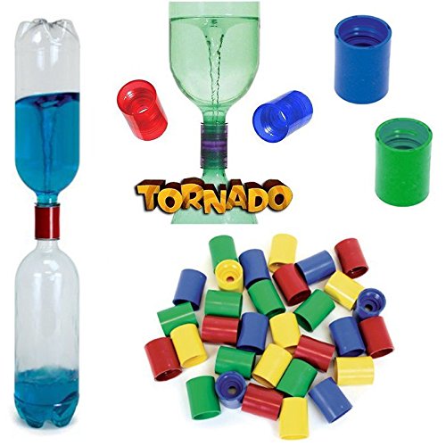 German Trendseller® – 3 x Flaschen Tornado – NEU- ┃ Mitgebsel ┃ Kindergeburtstag ┃ Kinder Wasser-Spiele ┃ 3 Stück - 3