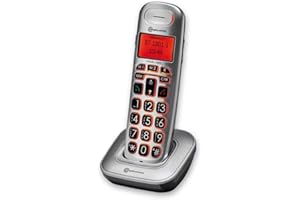 Amplicomms BigTel 1201 Additional HandSet - Big Button Phone for Elderly - Loud Phones for Hard of Hearing - Hearing Aid Compatible Phones