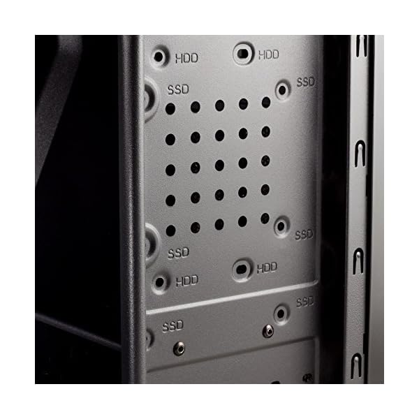 Nox Kore- NXKORE - Semitorre ATX y micro ATX, USB 3.0, frontal efecto metal cepillado, epacio para 3 ventiladores… - Image 5