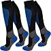 Produktbild normani® Kompressionsstrümpfe - Tolle Qualität, Spitze handgekettelt in 3 verschiedenen Größen ehältlich Farbe Sport/Blau Größe 43/46-2 Paar