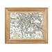 Personalised Postcode Map 10x8 Oak Frame - Present Day Gifts, and, Cards Anniversary, Cards, Idea Occasion, Gift, Idea Personalised