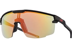 Julbo Okulary przeciwsłoneczne Ultimate dla mężczyzn, czarne/czerwone, L