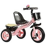➤Diseño 2 en 1: cambie entre los triciclos para niños y la bicicleta de equilibrio para bebés con los pedales. El diseño sin pedales ayuda a sus hijos a desarrollar habilidades esenciales para la bicicleta como el equilibrio, la dirección y la coordinación; Con el pedal puede ayudar a los niños a dominar las habilidades de conducción.