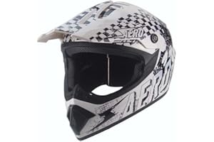 MUD DEFEATER MOTOR Kids Cross Helmet Skeleton AHP - Motorcycle Helmet for Kids, ABS Shell, Heavy Duty Kids Helmet for Downhill