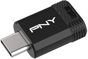 PNY 64 Go Elite-X Fit Clé USB 3.2 Type-C - Performances allant jusqu'à 200 Mo/s en Lecture, Stockage Portable & Pratique de Données, Design Ultra Compact, Connecteur Type-C