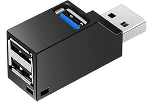 DIFCUL USB 3.0 Hub, 3-Porta Splitter (2 USB 2.0 + USB 3.0), Direct Tower Alta velocità Adattatore Compatibili per PC e laptop