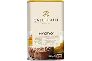 Callebaut Pure Cocoa Butter Powder – 600 g Can – Mycryo Tempering Aid & High-Heat Cooking Ingredient