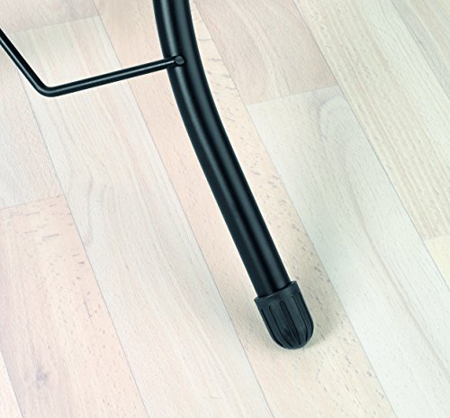 Brabantia B?geltisch, B?gelbrett 124×38 cm (Gr??e B) mit Dampfstationsablage Solide, Rohrgestell 22 mm, D?nen/Schwarz, 103506 - 2