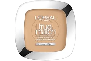 ‎L'OREAL PARIS L'Oréal Paris Puder Make up, Mattierendes Kompaktpuder mit LSF 8, Inkl. Spiegel und Schwamm, True Match Puder, Nr. 3.D, 9 g