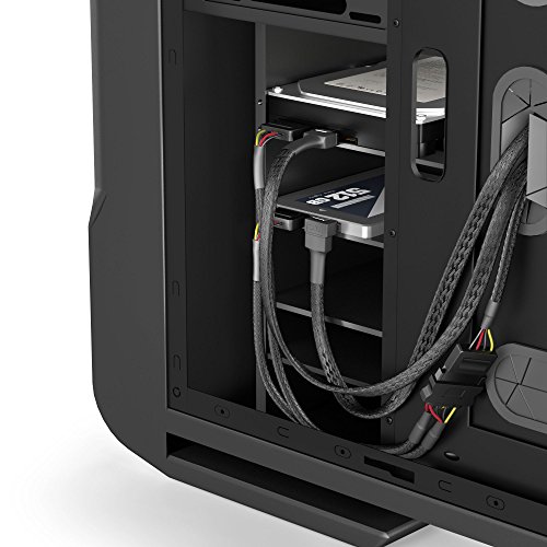 KabelDirekt 15-Pin SATA auf 2x 15-Pin SATA Stromkabel 30 cm + 7-Pin SATA 3 Datenkabel 6 Gbit/s 90° gewinkelt 60 cm + 7-Pin SATA 3 Datenkabel 6 Gbit/s 60 cm - 4