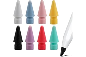 LACHT 8 Pack Puntas Apple Pencil Compatible con Apple Pencil 2ª/1ª generación y Apple Pencil Pro/USB C, iPad, Apple Pencil Tips, Puntas de lápiz de Alta sensibilidad,puntas apple pencil