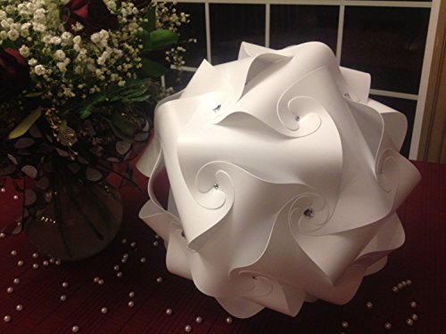 Lampe Schatten Puzzle – Puzzle light – Schatten Jigsaw IQ Light – Deckenlampenschirm – Moderne Pendelleuchten – Flat Pack Eigenmontage . (Large) - 4