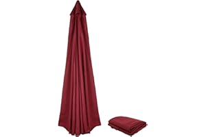 KDHKDFN Toile Parasol pour Parasol Déporté 3x3 8 Baleines De 142-147 Cm Environ De Long Chacune