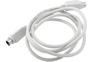 The Lord of the Tools Câble de joystick DIN 6 broches 1,5 m compatible avec système de vol PC intégré Saitek X52 Pro